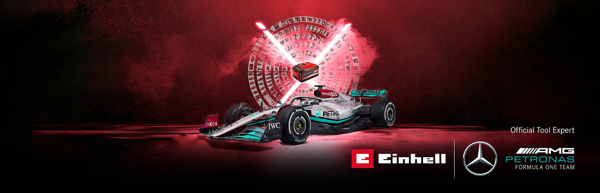 Partnership between Einhell and Mercedes