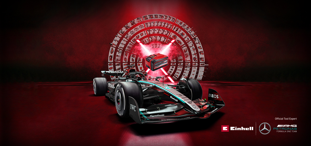 Partnership between Einhell and Mercedes